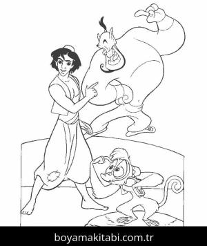 Alaaddin boyama sayfası 49237,  coloring page, 