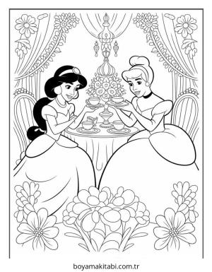 Aladdin boyama sayfası – yaratıcılık, eğlenceli etkinlik