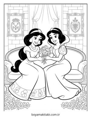 Aladdin boyama sayfası – boyama etkinliği, çocuk aktivitesi