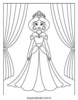 Aladdin boyama sayfası – eğitici aktivite, yaratıcılık