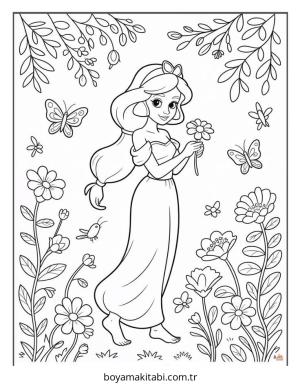 Aladdin boyama sayfası – yaratıcılığı geliştirir, keyifli zaman