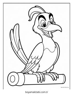 Aladdin boyama sayfası – evde etkinlik, ücretsiz yazdır