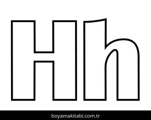 Alfabe boyama sayfası – keyifli zaman, renkli çizimler