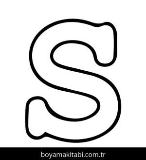 Alfabe boyama sayfası – evde etkinlik, ücretsiz yazdır