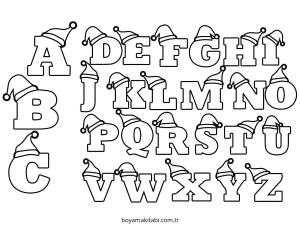 Alfabe boyama sayfası – yaratıcılığı geliştirir, keyifli zaman