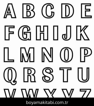 Alfabe boyama sayfası 49285,  coloring page, 