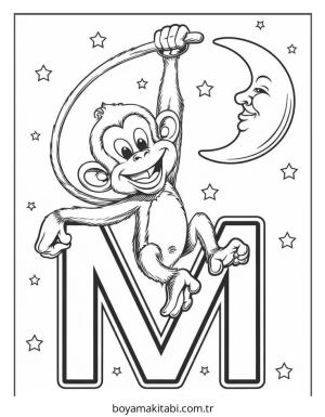 Alfabe boyama sayfası – ücretsiz yazdır, boyama etkinliği