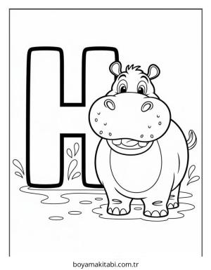 Alfabe boyama sayfası – yaratıcılığı geliştirir, keyifli zaman