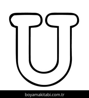 Alfabe boyama sayfası – çocuk aktivitesi, PDF indir