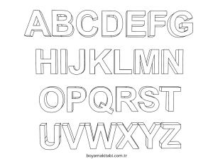 Alfabe Boyama