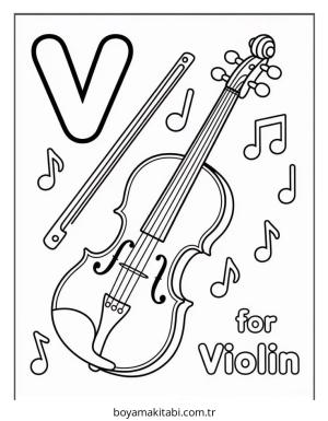 Alfabe boyama sayfası – ücretsiz yazdır, boyama etkinliği