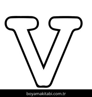 Alfabe boyama sayfası – el becerilerini geliştirir, boyama çalışması