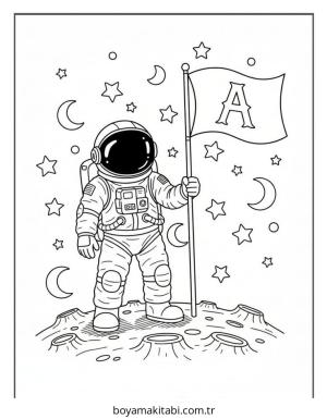 Alfabe boyama sayfası – ücretsiz yazdır, boyama etkinliği