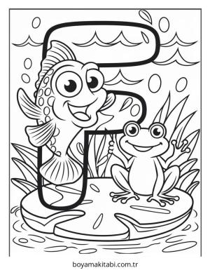 Alfabe boyama sayfası – okul öncesi, evde etkinlik