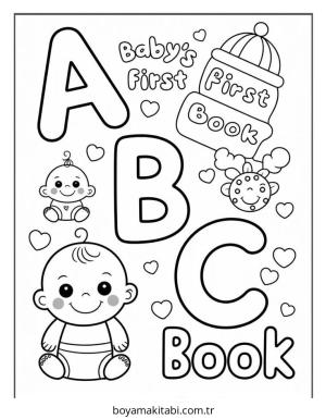 Alfabe boyama sayfası – yaratıcılığı geliştirir, keyifli zaman
