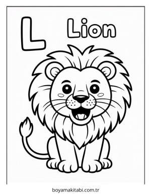 Alfabe boyama sayfası – eğitici aktivite, yaratıcılık