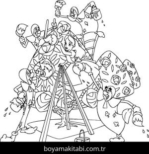 Alis Harikalar Diyarında boyama sayfası 49330,  coloring page, 