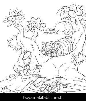 Alis Harikalar Diyarında boyama sayfası 49333,  coloring page, 