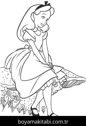Alis Harikalar Diyarında boyama sayfası 49360,  coloring page, 