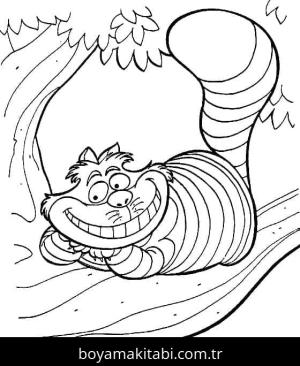 Alis Harikalar Diyarında boyama sayfası – ücretsiz yazdır, boyama etkinliği