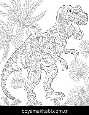 Allosaurus Dinazor boyama sayfası,  coloring page, , Allosaurus Dinosaurus Splendid