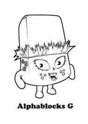 Alphablocks boyama sayfası,  coloring page, Alphablocks G Eğlenceli, 