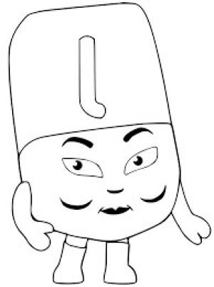 Alphablocks boyama sayfası,  coloring page, Alphablocks L, 