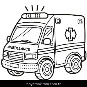 Ambulans boyama sayfası 49385,  coloring page, 