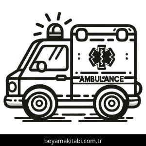 Ambulans boyama sayfası 49383,  coloring page, 