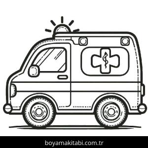 Ambulans boyama sayfası 49401,  coloring page, 