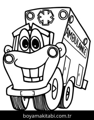 Ambulans boyama sayfası 49365,  coloring page, 