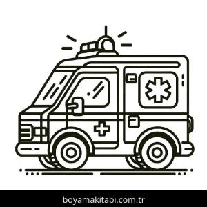 Ambulans boyama sayfası 49387,  coloring page, 