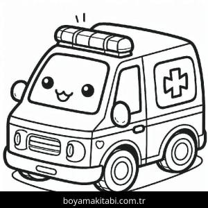 Ambulans boyama sayfası 49362,  coloring page, 