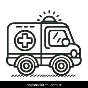Ambulans boyama sayfası 49386,  coloring page, 