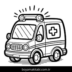 Ambulans boyama sayfası 49371,  coloring page, 