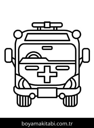 Ambulans boyama sayfası 49368,  coloring page, 