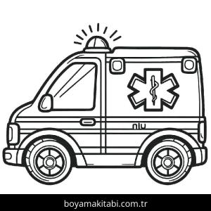 Ambulans boyama sayfası 49367,  coloring page, 