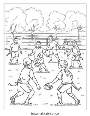 Amerikan Futbolu Boyama