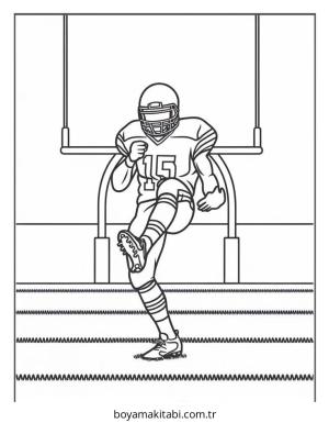 Amerikan Futbolu Boyama