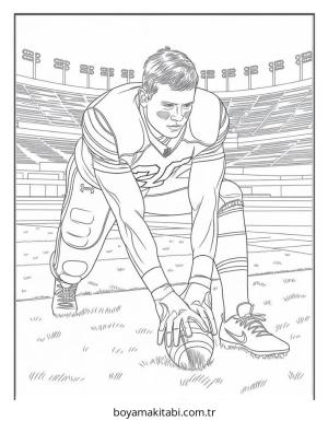 Amerikan Futbolu Boyama