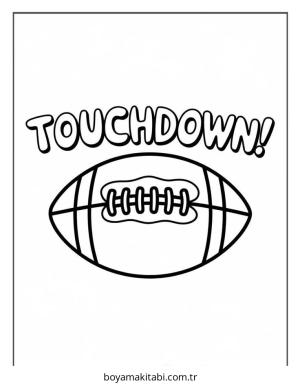 Amerikan Futbolu Boyama