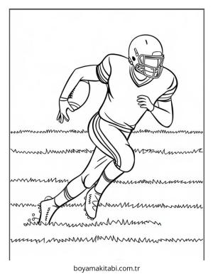 Amerikan Futbolu Boyama