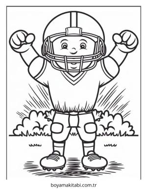 Amerikan Futbolu Boyama