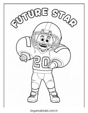 Amerikan Futbolu Boyama