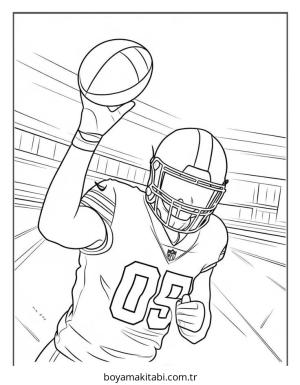 Amerikan Futbolu Boyama