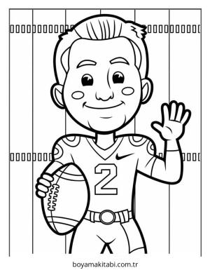 Amerikan Futbolu Boyama