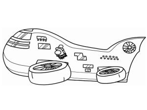 Among us boyama sayfası,  coloring page, Among Us Dirigible, 