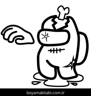 Among us boyama sayfası – evde etkinlik, ücretsiz yazdır