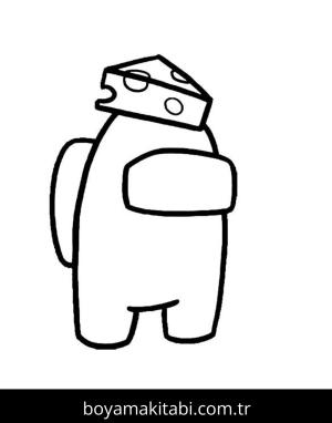 Among us boyama sayfası – çocuklar için, çizgi film temalı