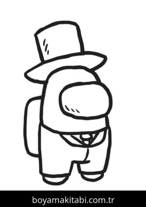 Among us boyama sayfası – eğitici aktivite, yaratıcılık